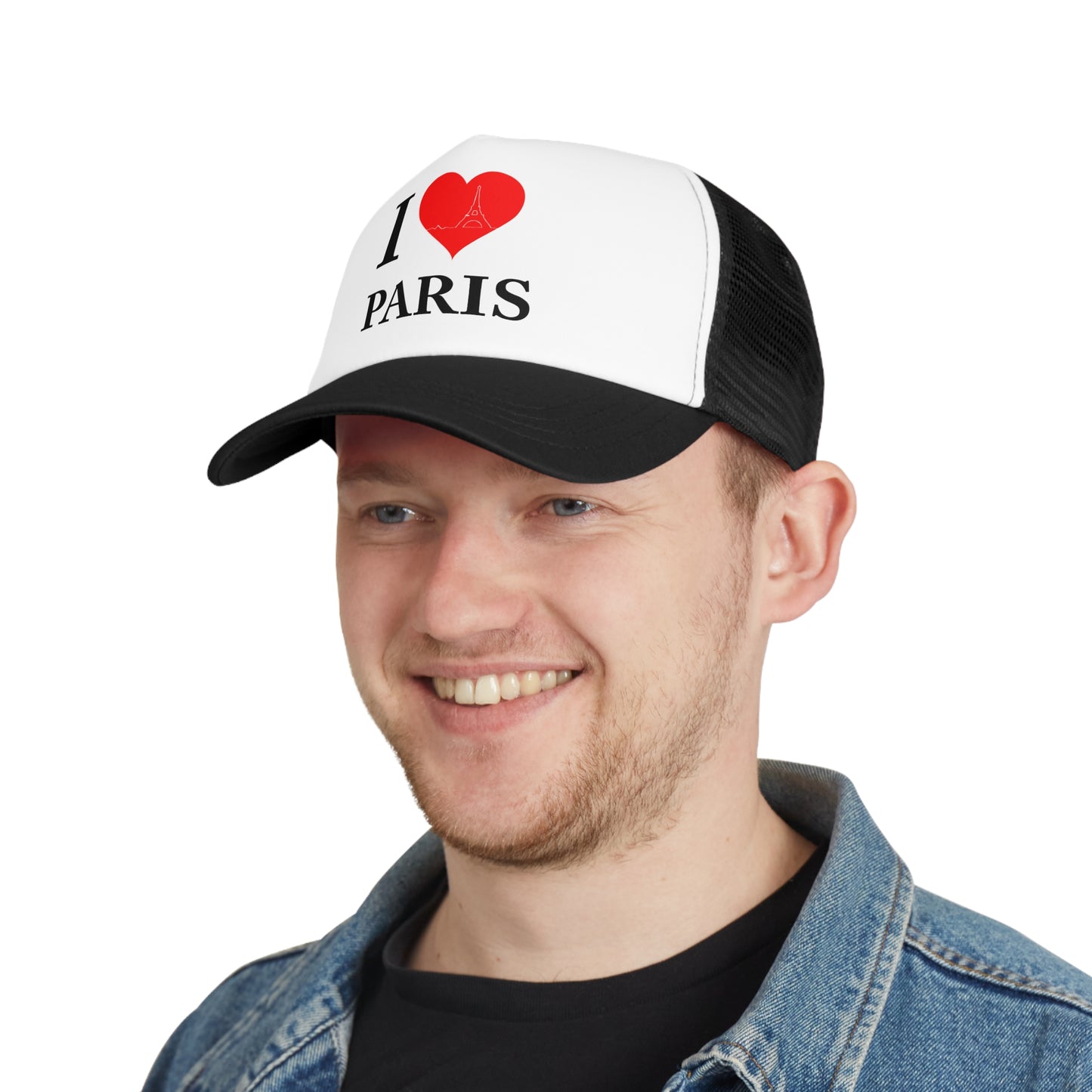 Parisian Essentials: "I Love Paris" Mesh Cap
