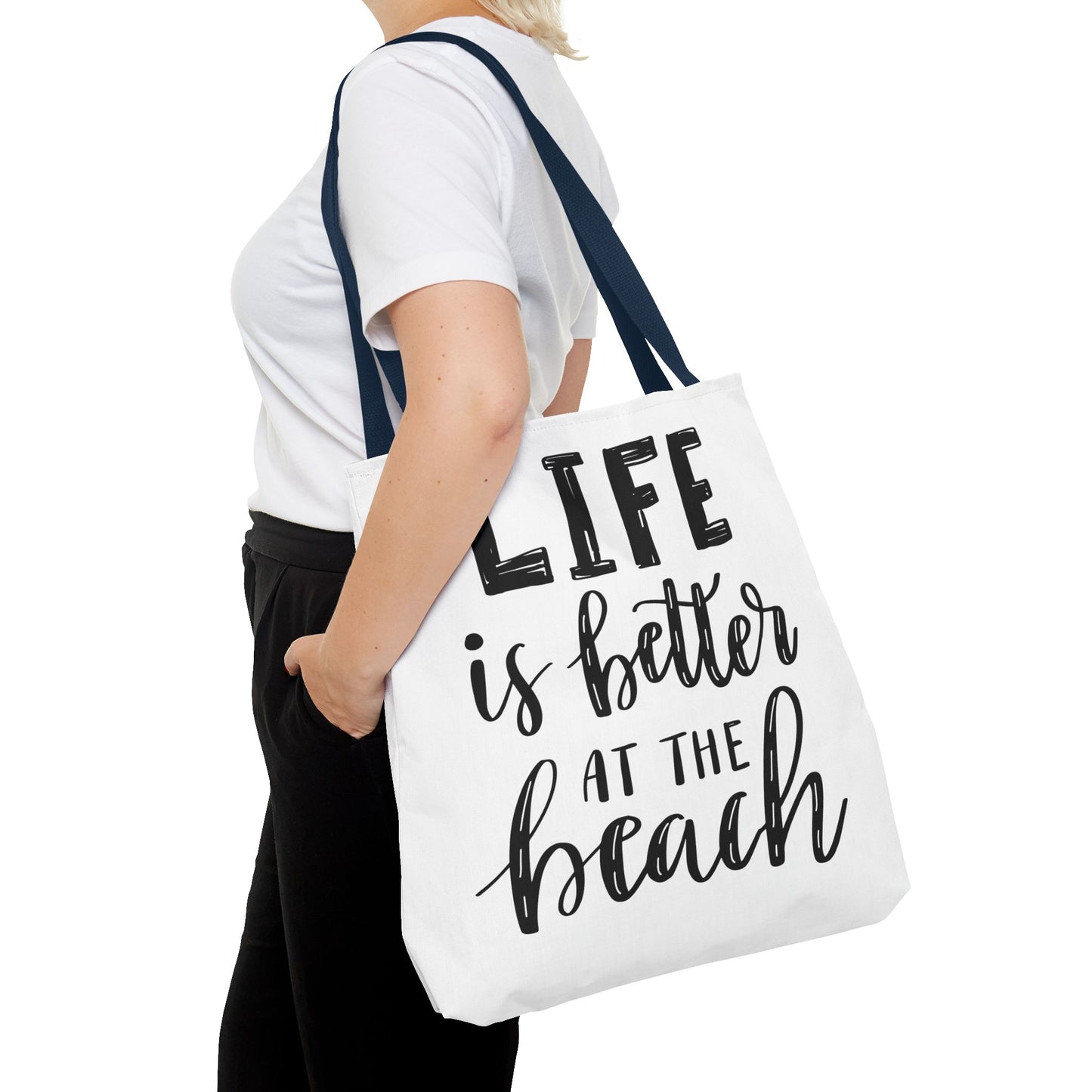 Beach Life Tote Bag - Perfect for Summer, Vacation & Everyday Use