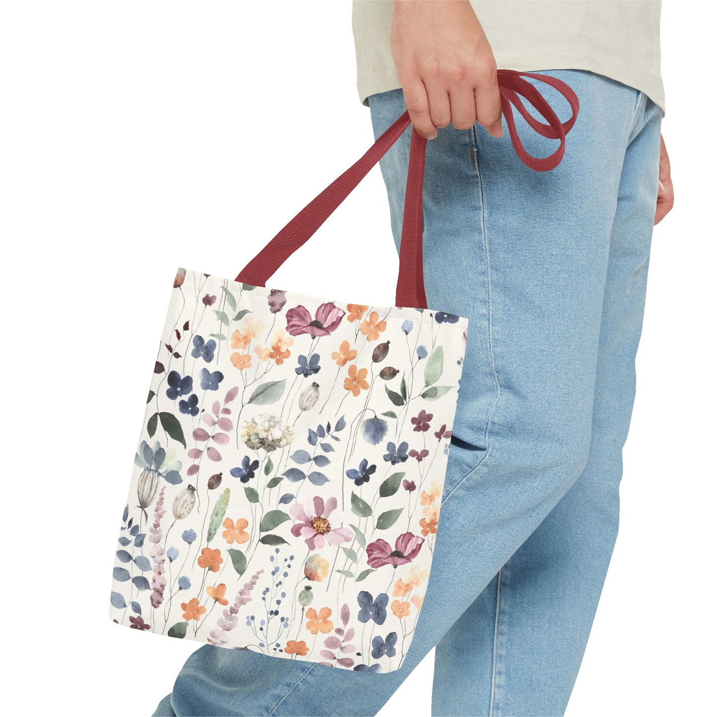 Bloom Wherever You Go: Floral Tote Bag