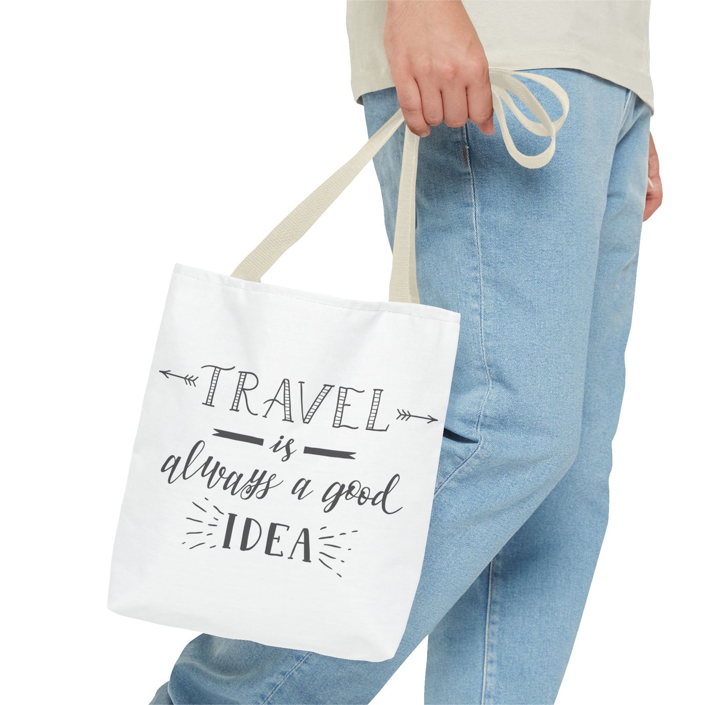 Travel Tote Bag - "Travel is Always a Good Idea"