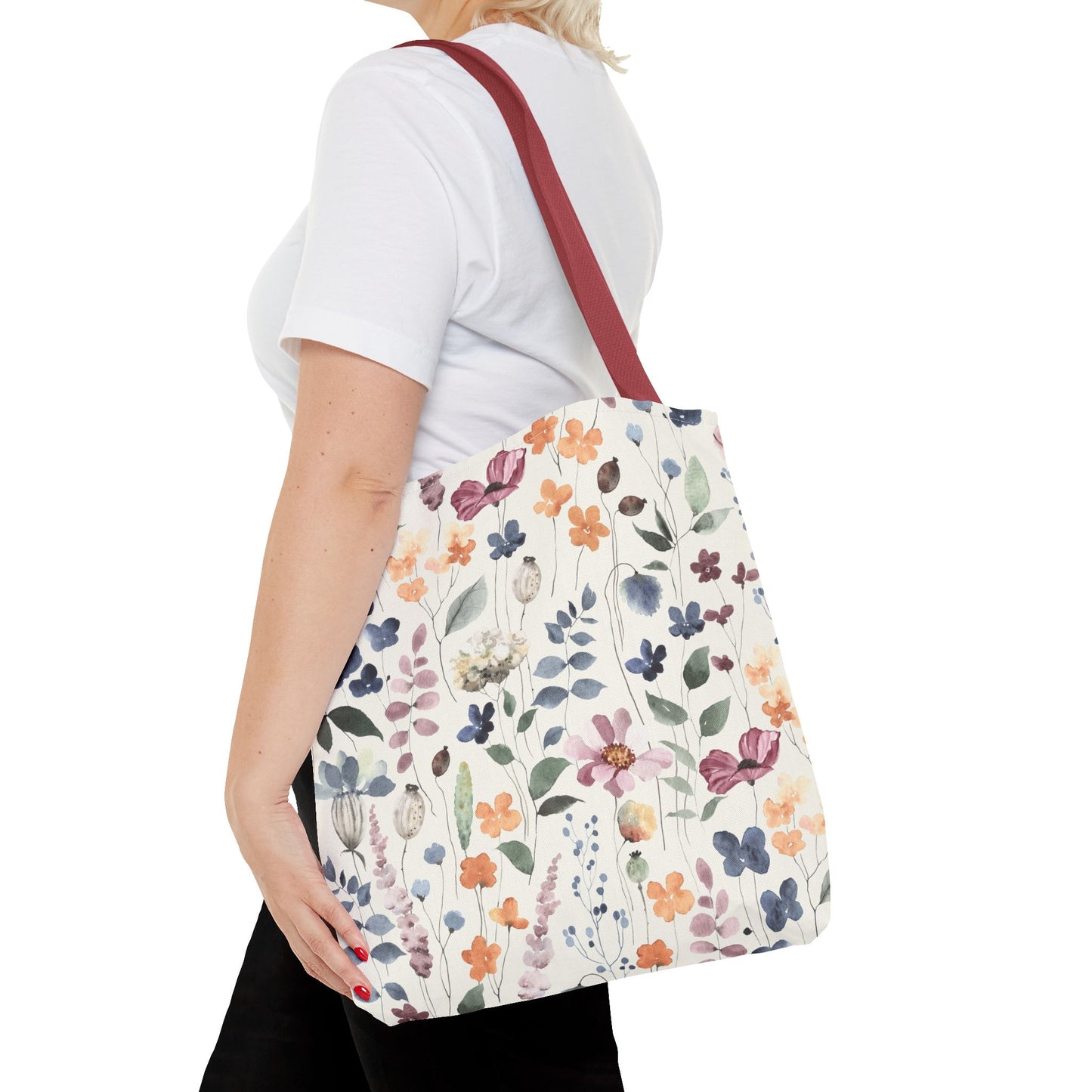 Bloom Wherever You Go: Floral Tote Bag