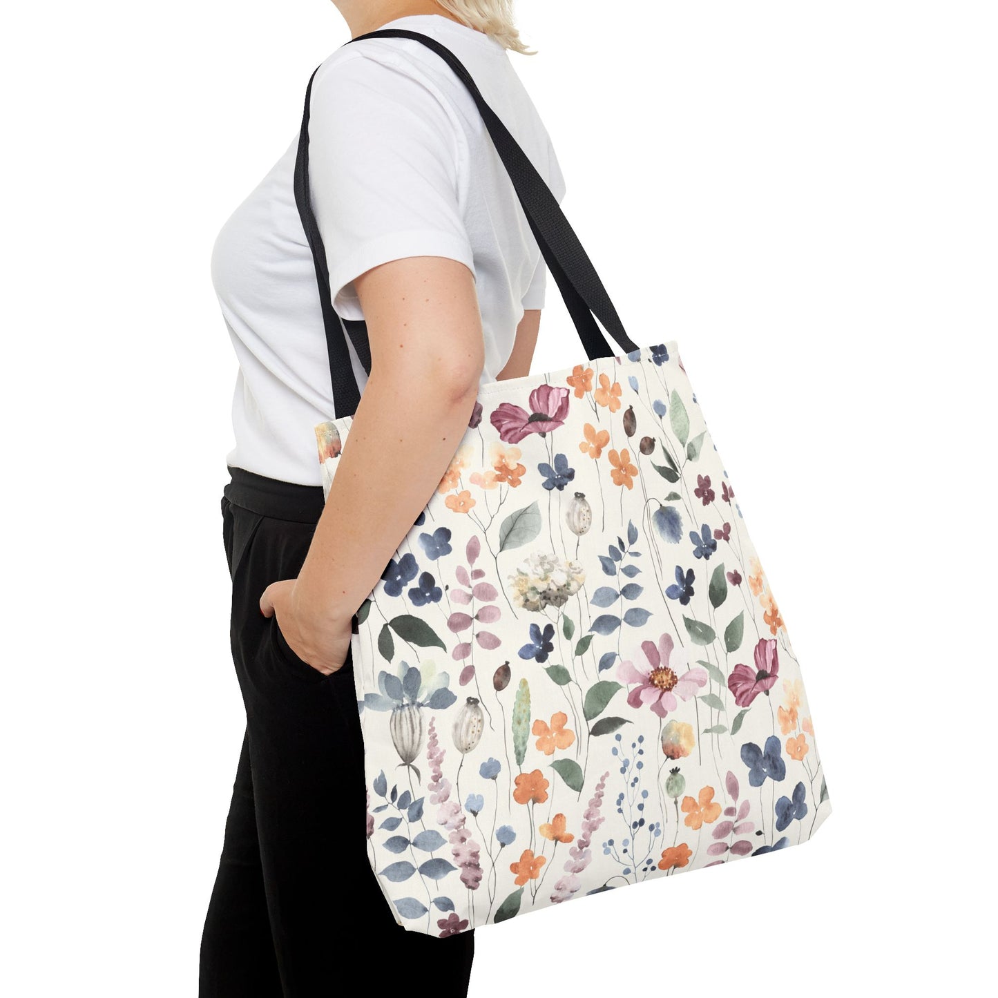 Bloom Wherever You Go: Floral Tote Bag