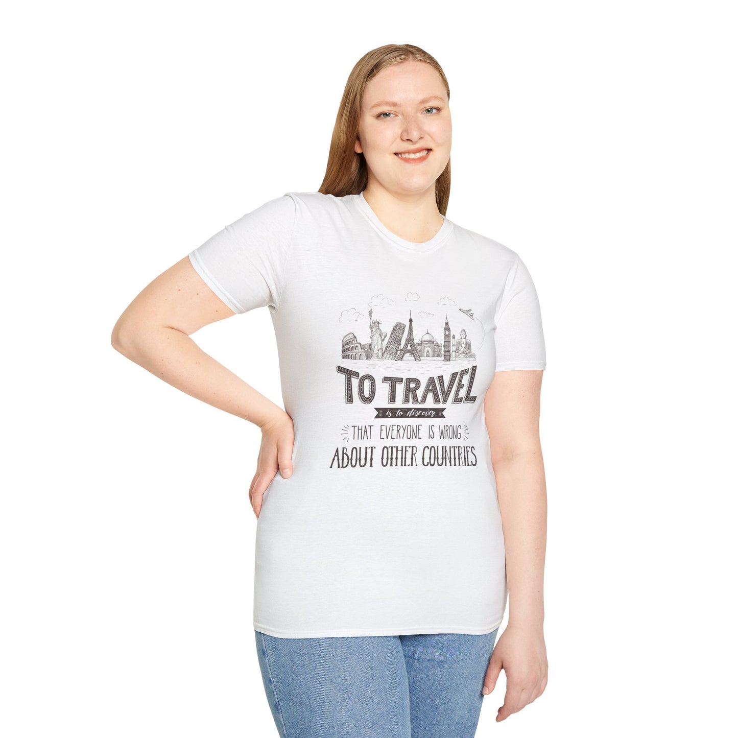 Travel Inspired Unisex Softstyle T-Shirt - Perfect Gift for Wanderlust Lovers