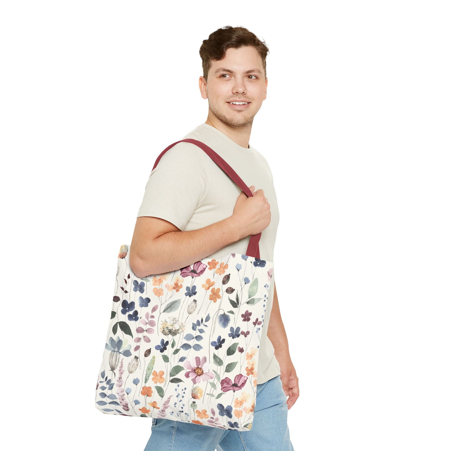 Bloom Wherever You Go: Floral Tote Bag