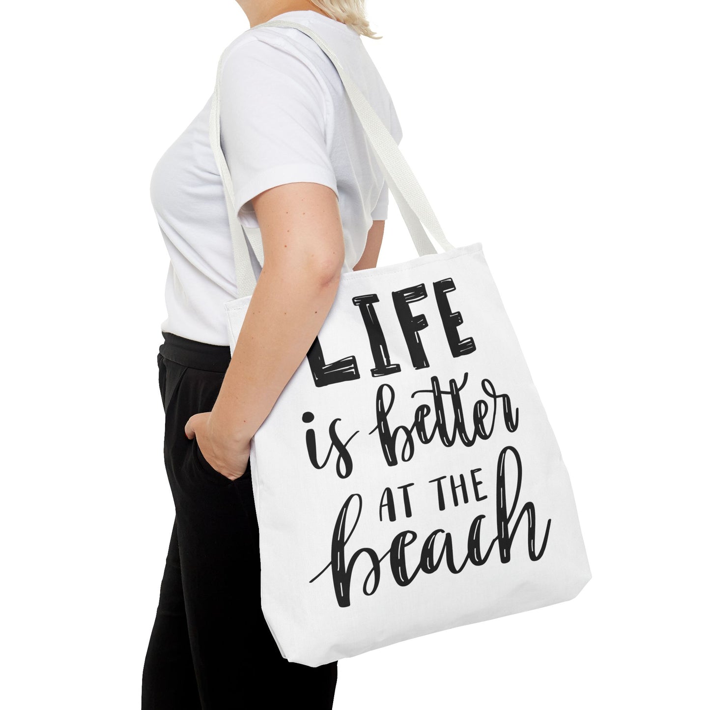 Beach Life Tote Bag - Perfect for Summer, Vacation & Everyday Use