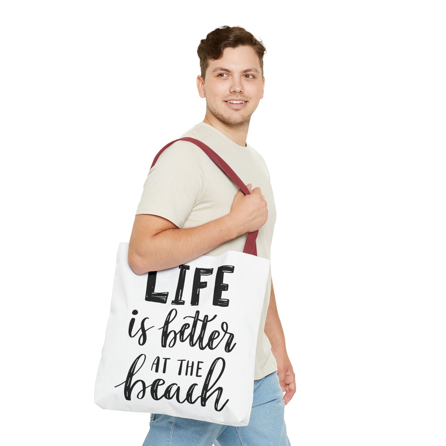 Beach Life Tote Bag - Perfect for Summer, Vacation & Everyday Use
