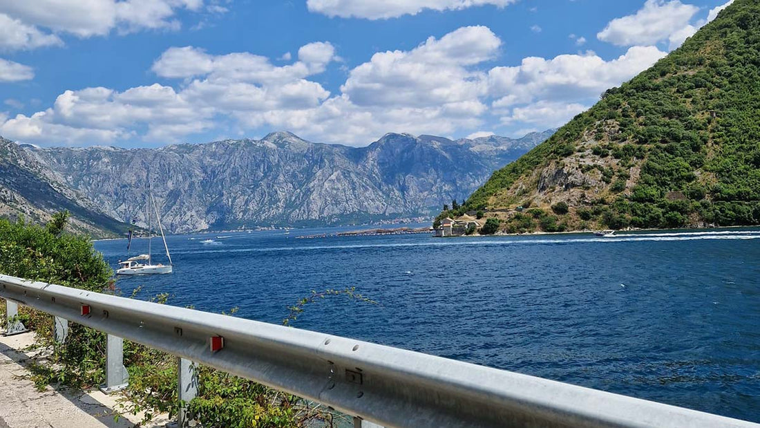 Amazing scenery on the roadtrip to Kotor bay Montenegro