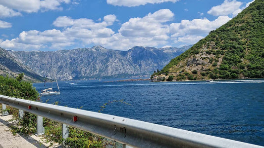 Amazing scenery on the roadtrip to Kotor bay Montenegro