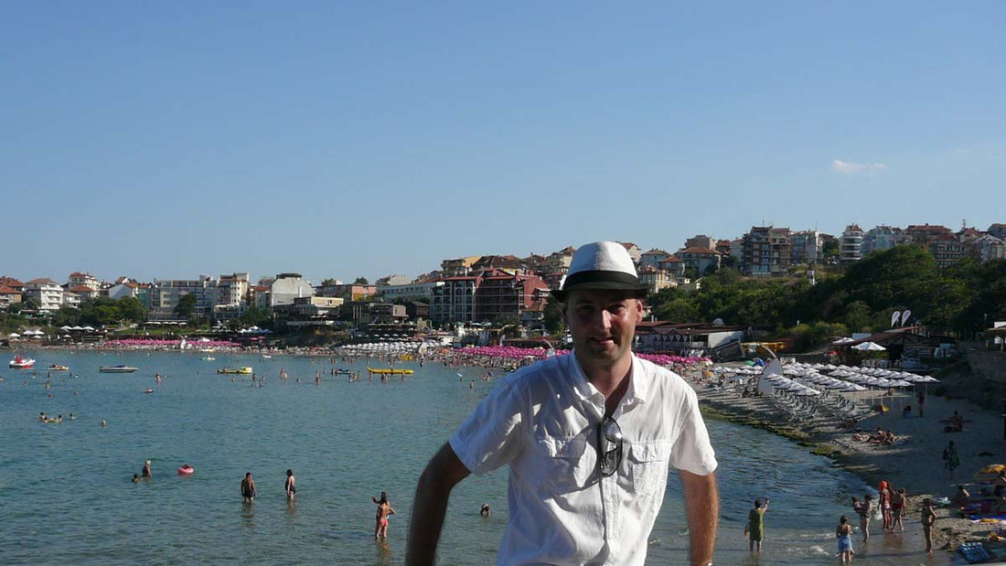 Beach View from a terrace in Sozopol Bulgaria