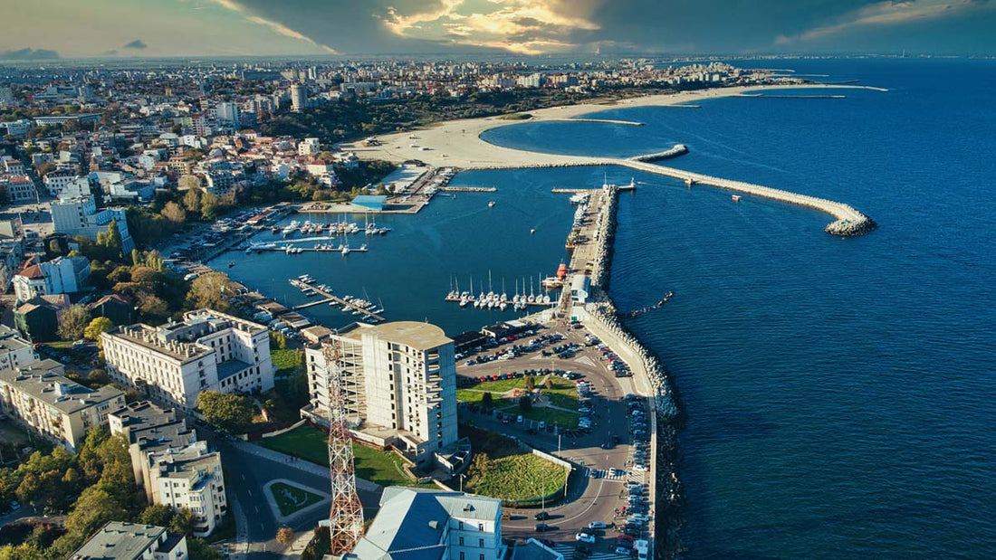 Aerial View Of Constanta Romania