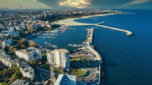 Aerial View Of Constanta Romania