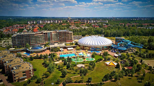Outdoor of Aquaworld Resort Budapest aerial view