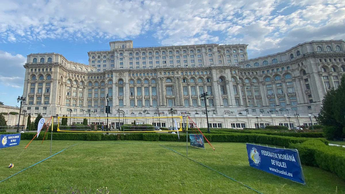 People house the Romanian Parliament building Casa Poporului Bucuresti