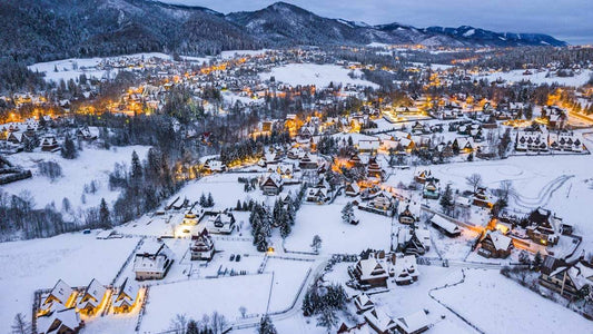 Zakopane at dusk