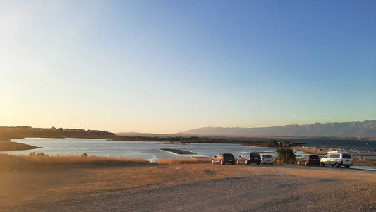 featured_Scenery view at sunset at queen beach Kraljicina plaza Nin Croatia