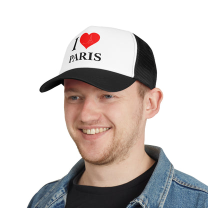 Parisian Essentials: "I Love Paris" Mesh Cap