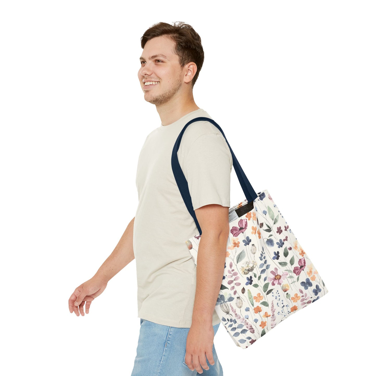 Bloom Wherever You Go: Floral Tote Bag