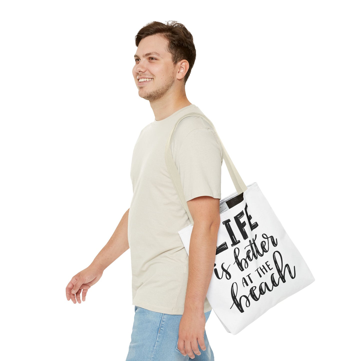 Beach Life Tote Bag - Perfect for Summer, Vacation & Everyday Use