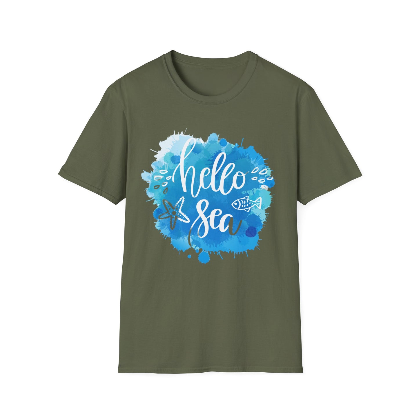 Hear the Ocean's Call: "Hello Sea" Tee