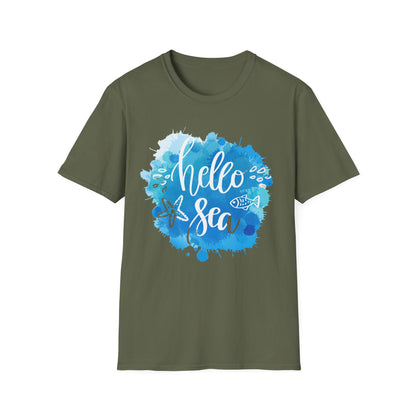 Hear the Ocean's Call: "Hello Sea" Tee