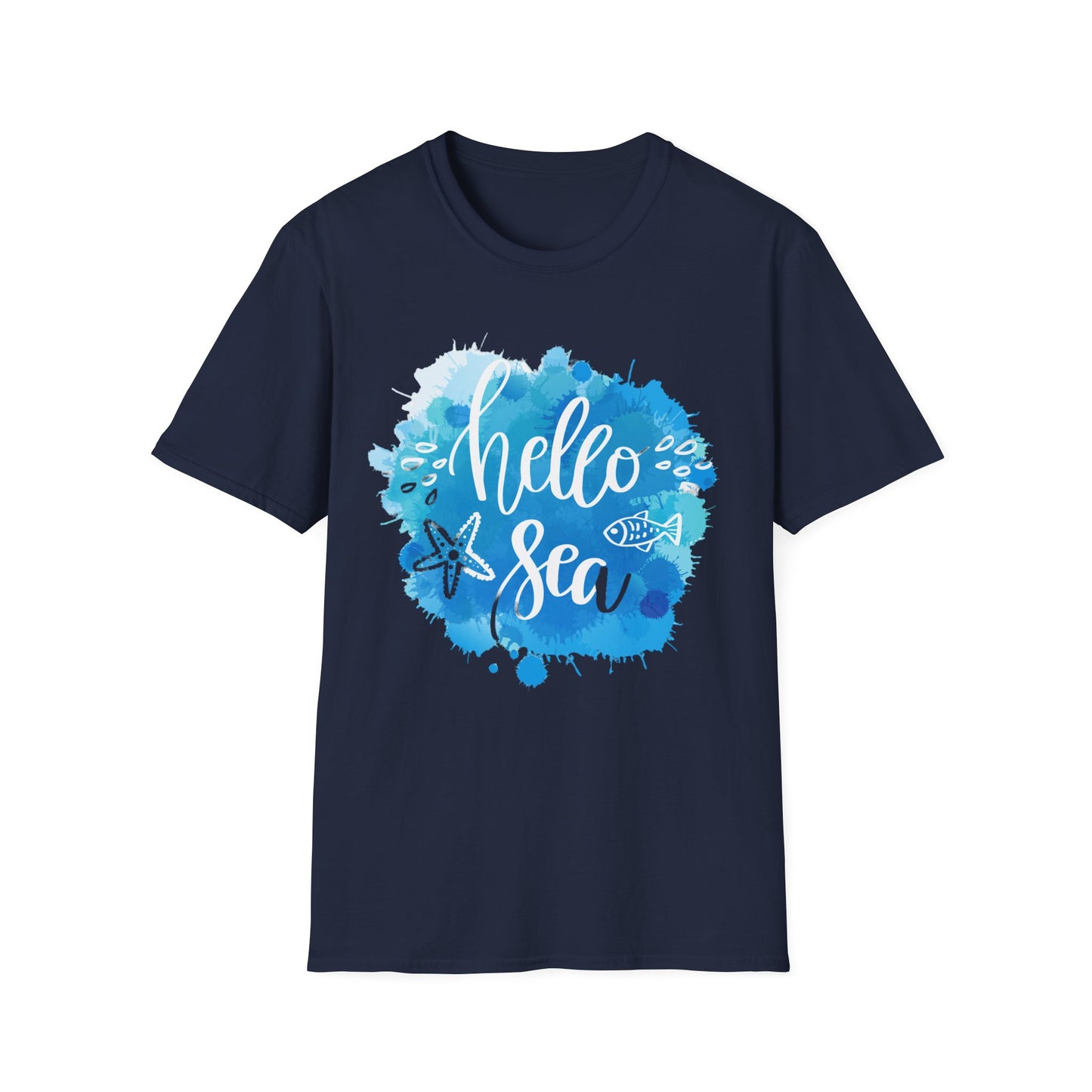 Hear the Ocean's Call: "Hello Sea" Tee