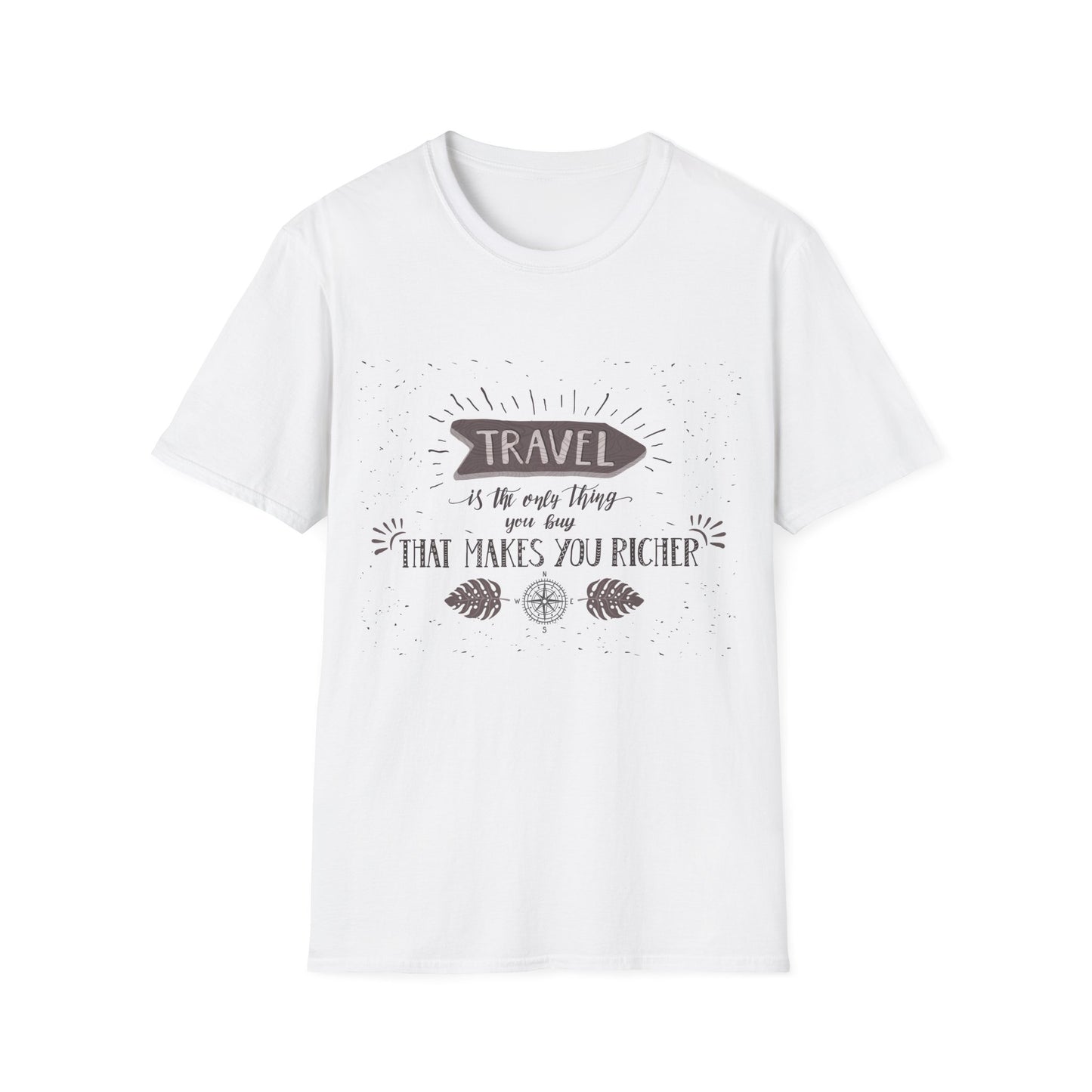 Find Your Inspiration: Travel Lovers Unisex Softstyle T-Shirt
