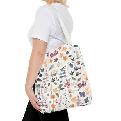 Bloom Wherever You Go: Floral Tote Bag