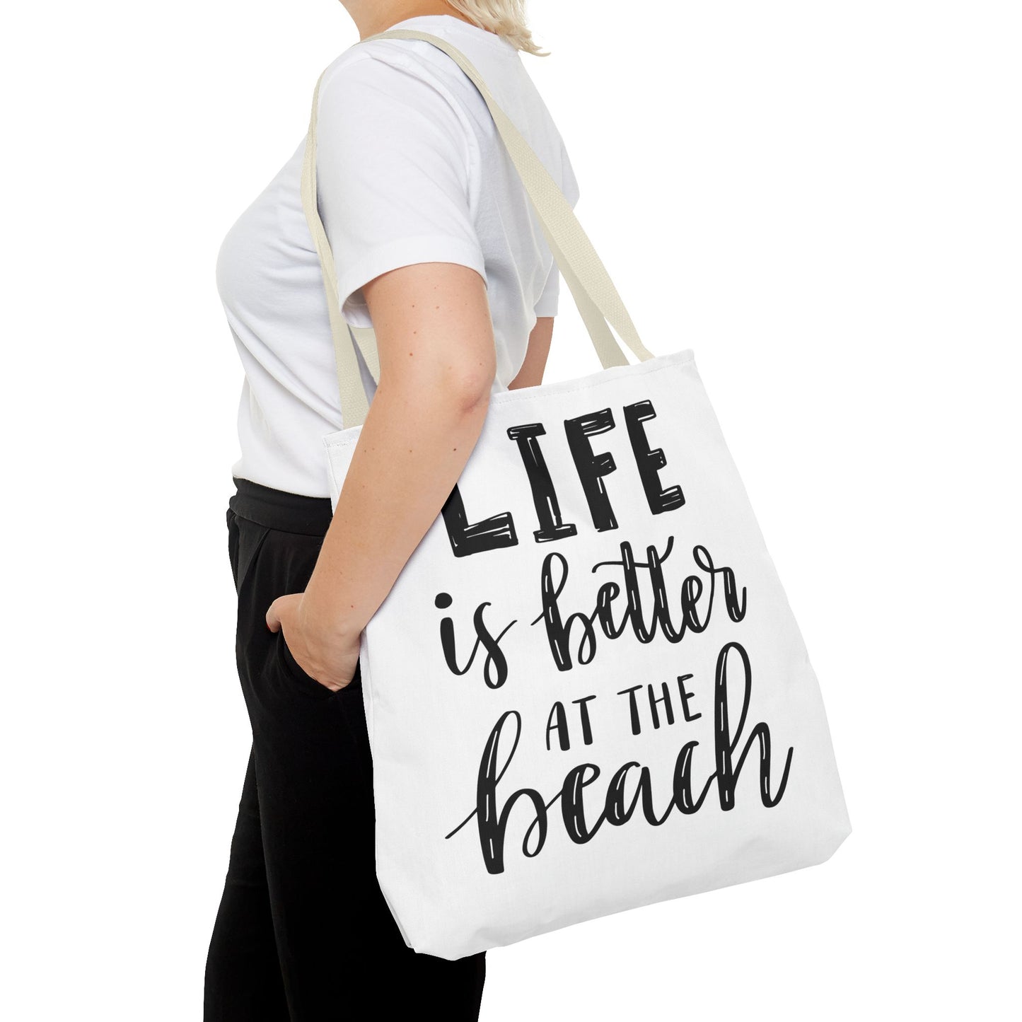 Beach Life Tote Bag - Perfect for Summer, Vacation & Everyday Use