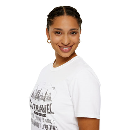 Travel Inspired Unisex Softstyle T-Shirt - Perfect Gift for Wanderlust Lovers