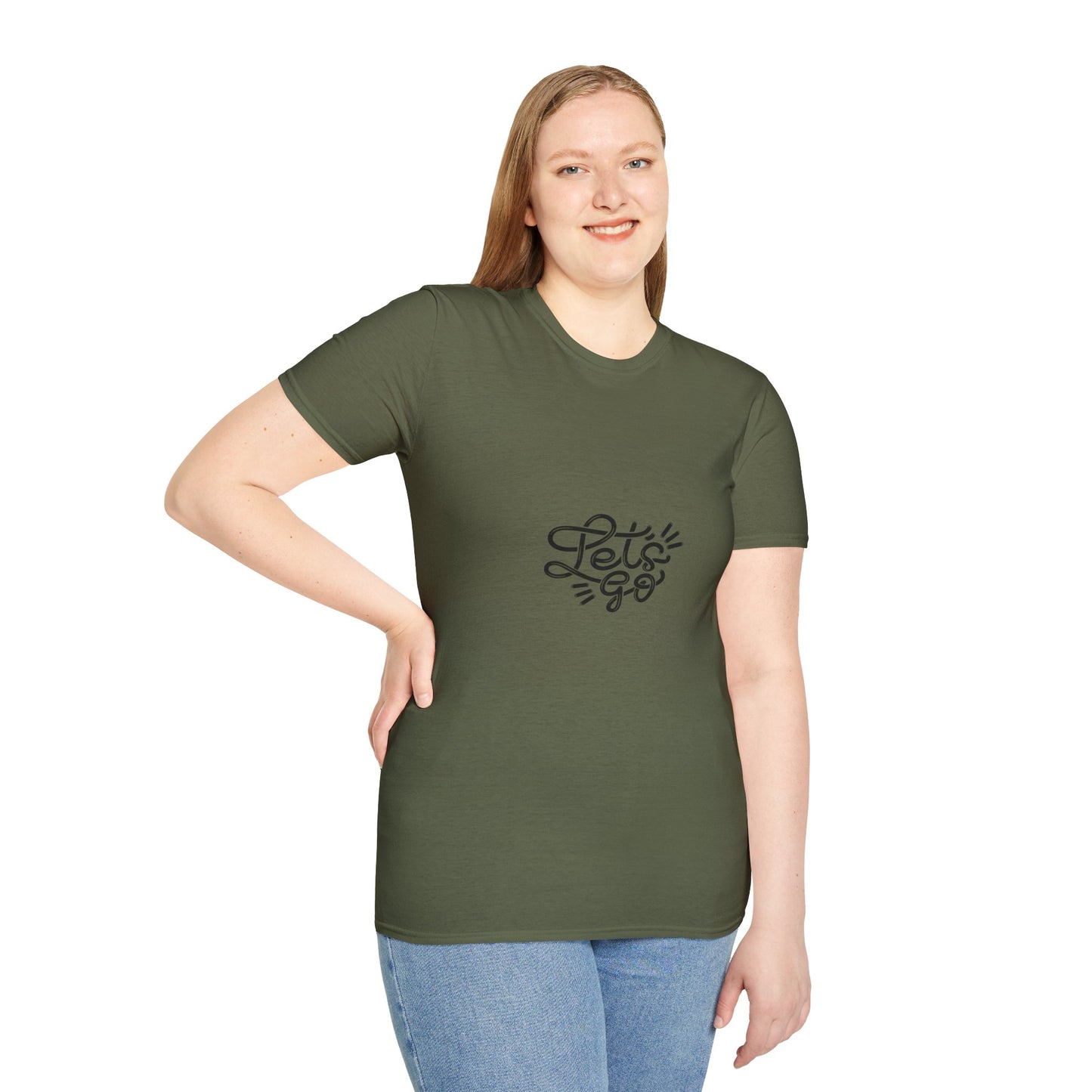 "Let's Go" - Unisex Softstyle Motivational Tee