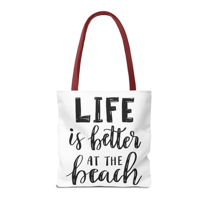 Beach Life Tote Bag - Perfect for Summer, Vacation & Everyday Use
