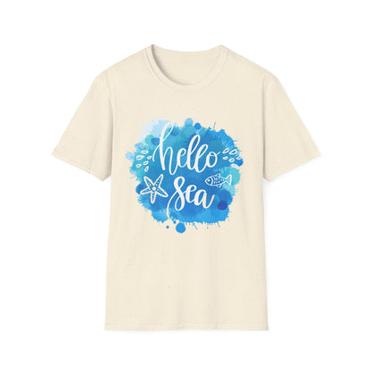 Hear the Ocean's Call: "Hello Sea" Tee