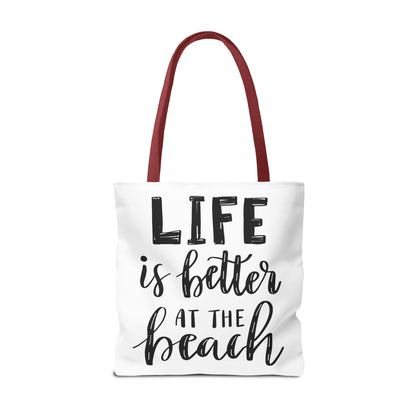 Beach Life Tote Bag - Perfect for Summer, Vacation & Everyday Use