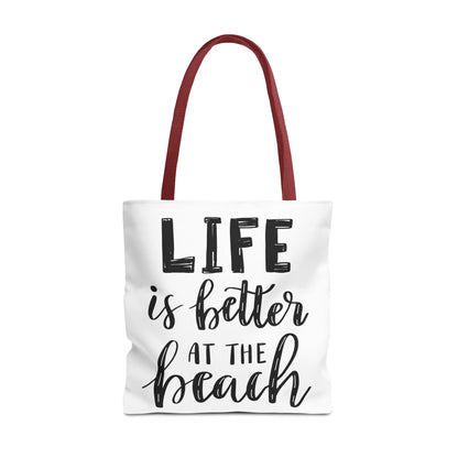 Beach Life Tote Bag - Perfect for Summer, Vacation & Everyday Use