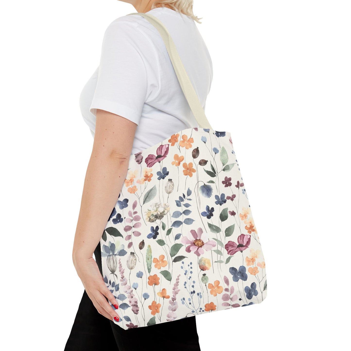 Bloom Wherever You Go: Floral Tote Bag