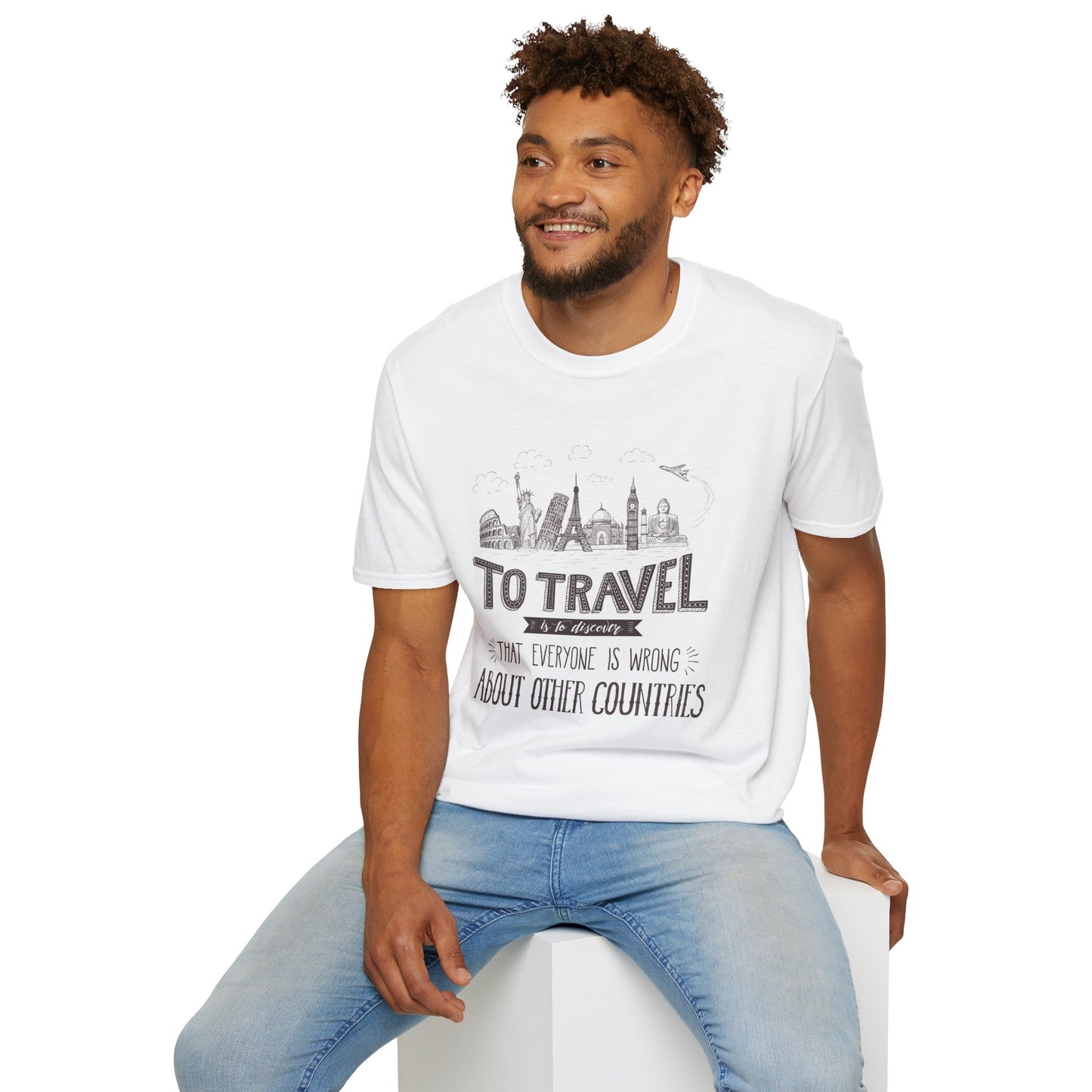 Travel Inspired Unisex Softstyle T-Shirt - Perfect Gift for Wanderlust Lovers