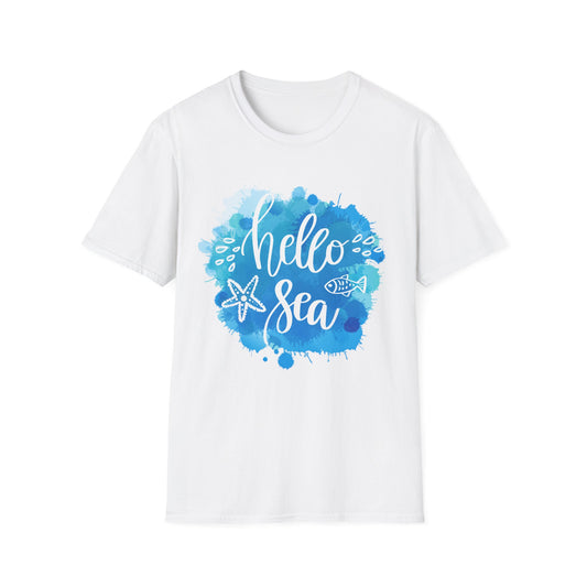 Hear the Ocean's Call: "Hello Sea" Tee