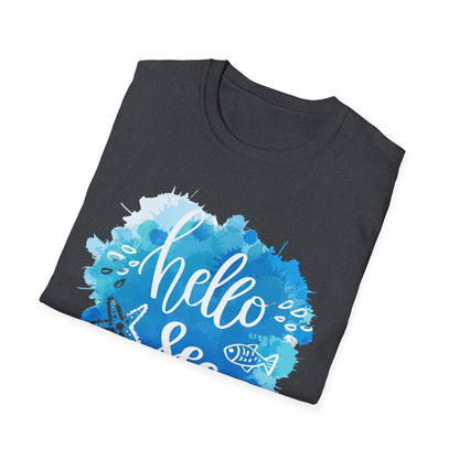 Hear the Ocean's Call: "Hello Sea" Tee