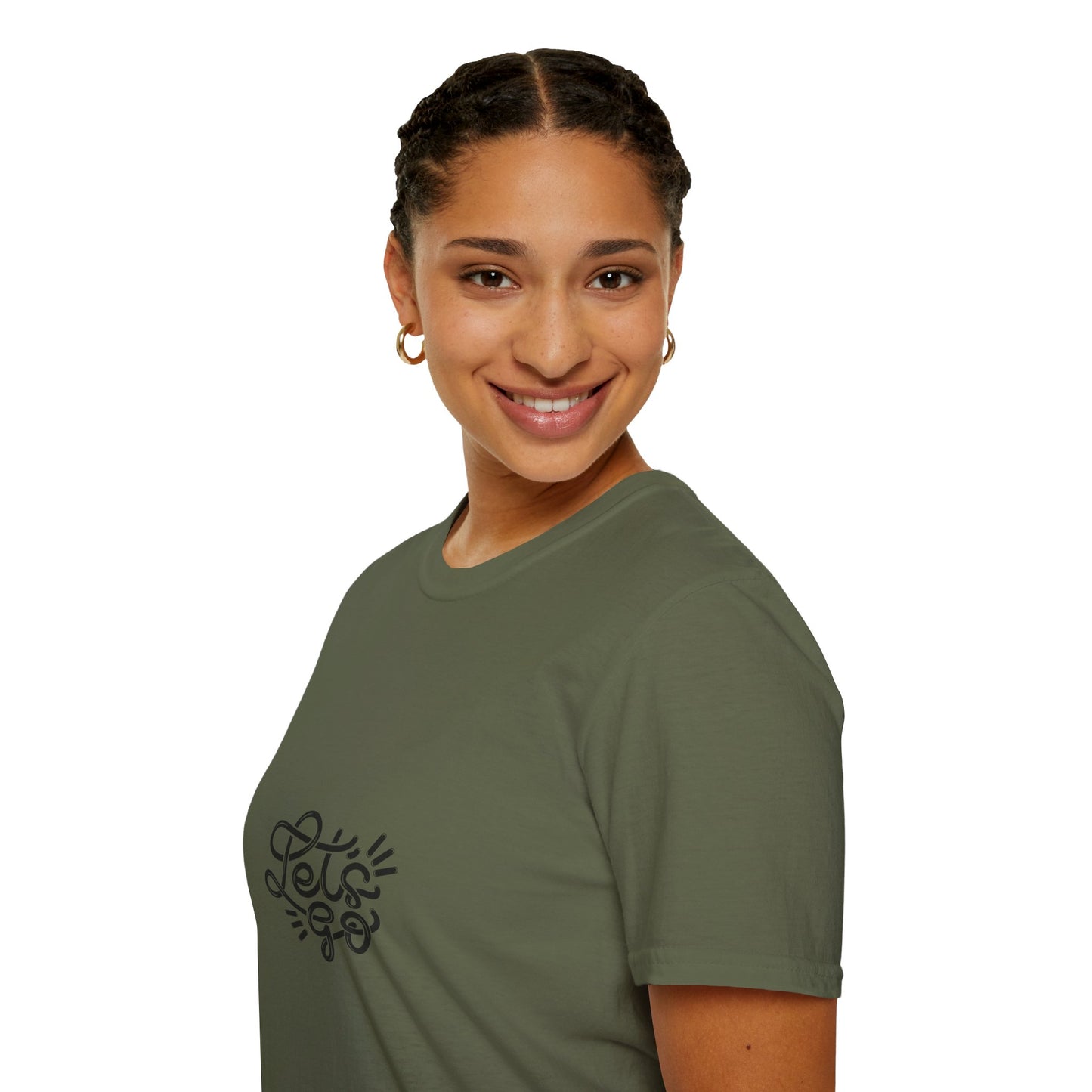 "Let's Go" - Unisex Softstyle Motivational Tee