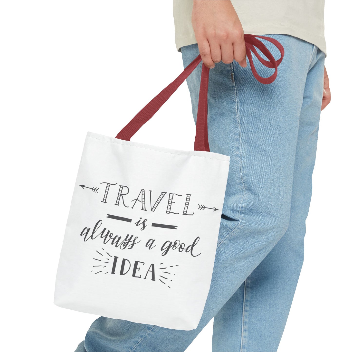 Travel Tote Bag - "Travel is Always a Good Idea"