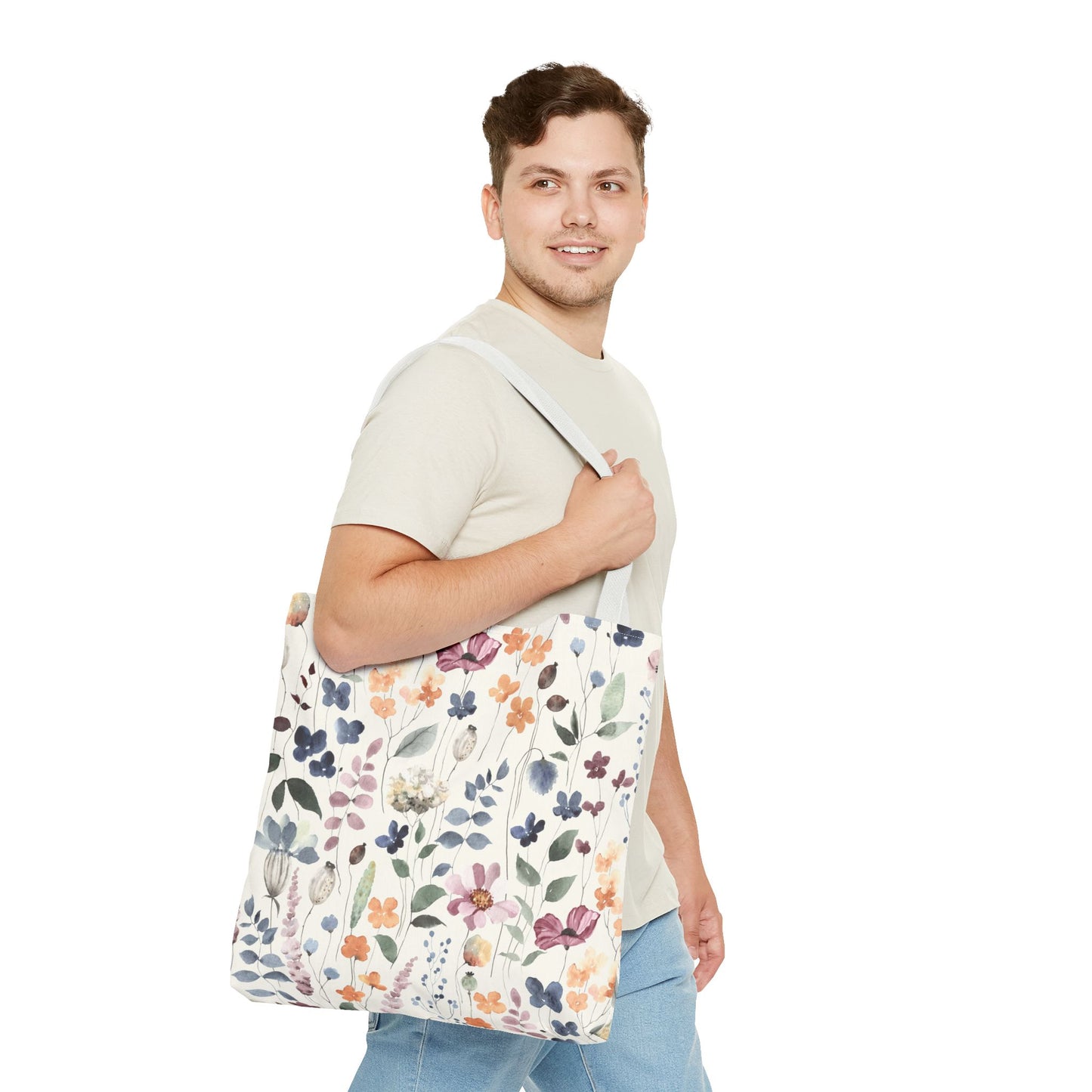 Bloom Wherever You Go: Floral Tote Bag