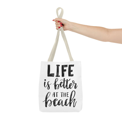 Beach Life Tote Bag - Perfect for Summer, Vacation & Everyday Use