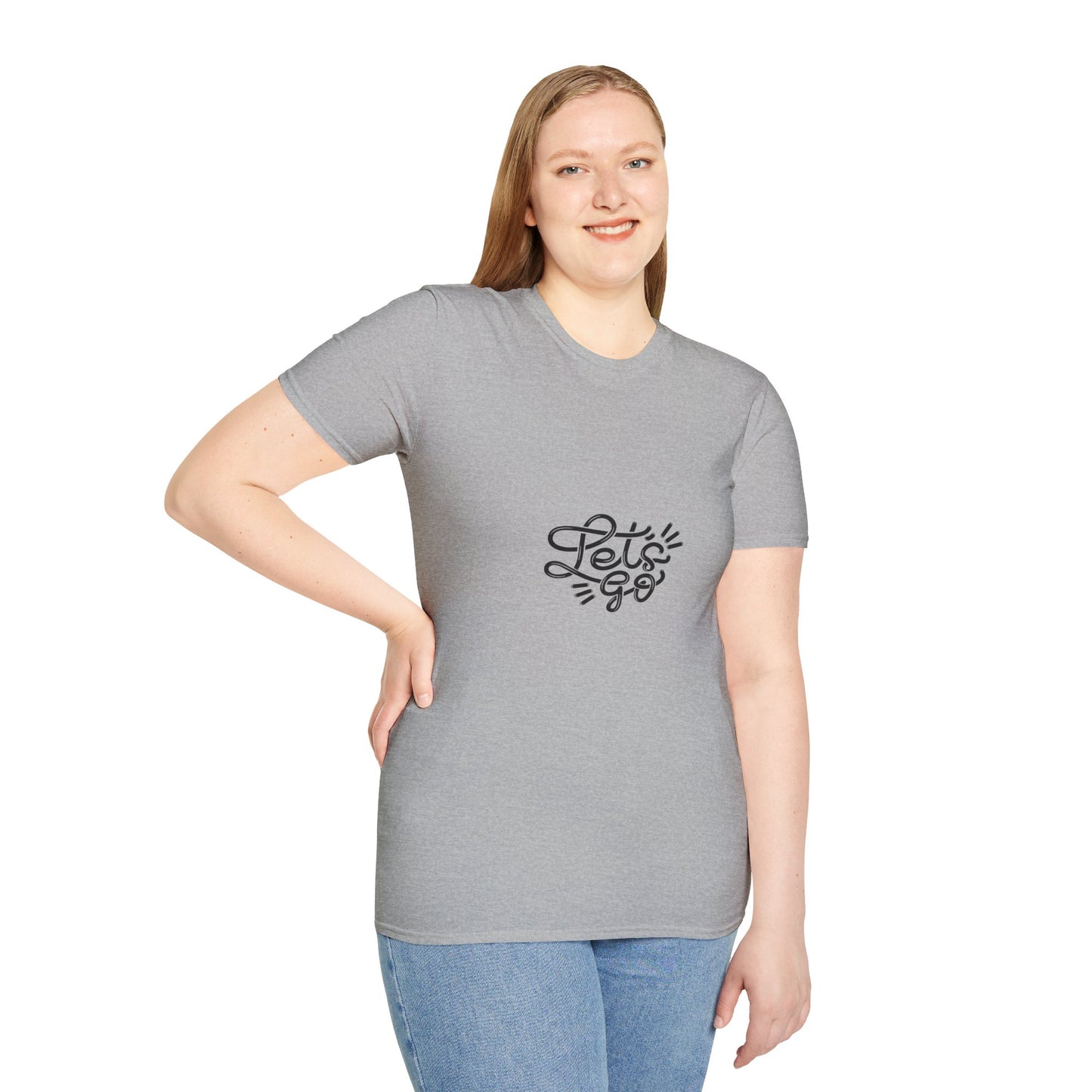 "Let's Go" - Unisex Softstyle Motivational Tee