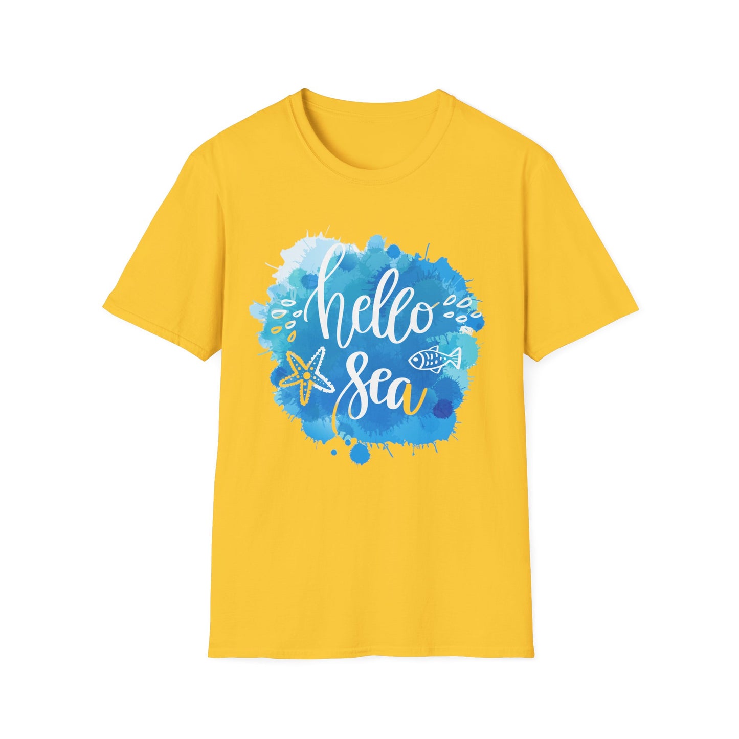 Hear the Ocean's Call: "Hello Sea" Tee