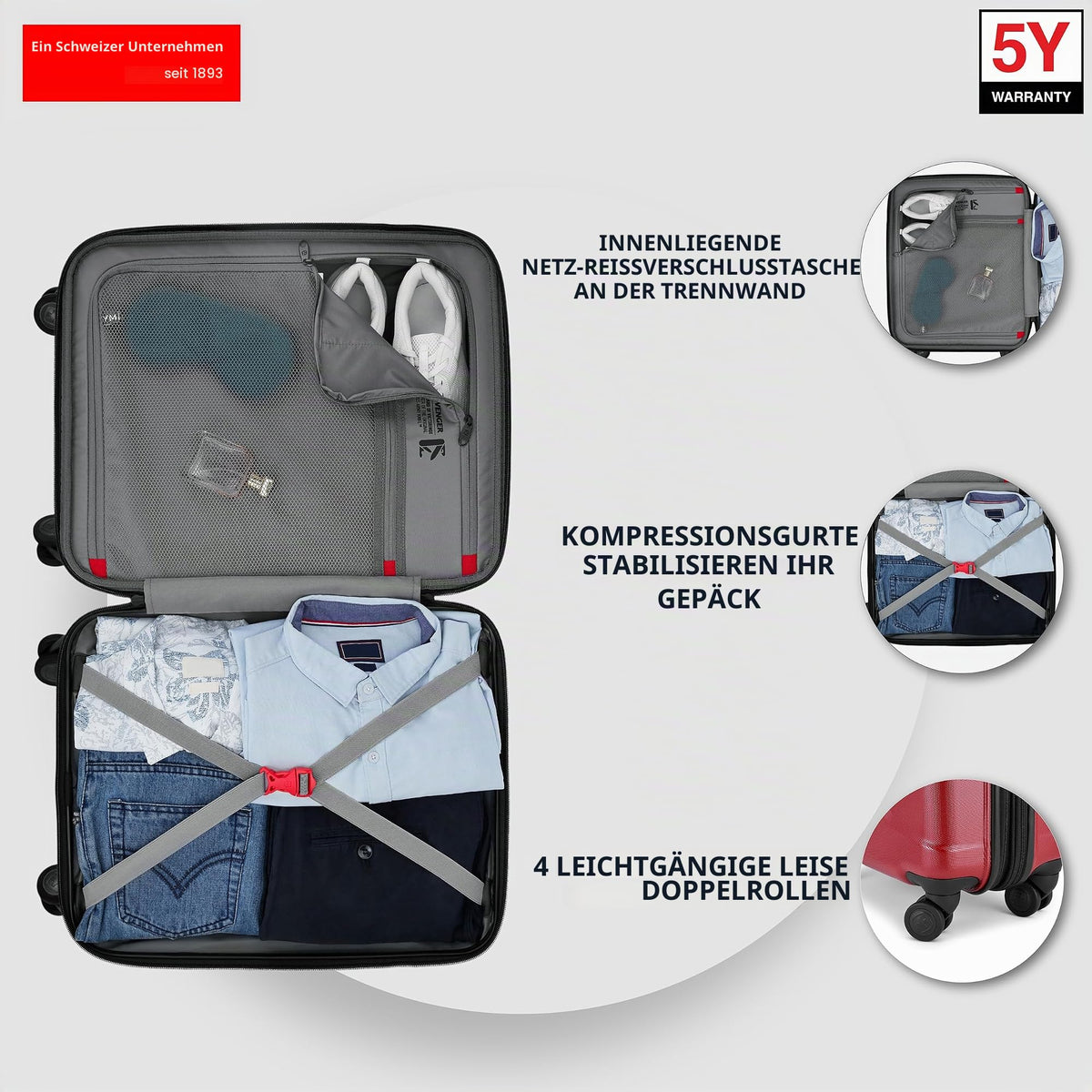 Wenger Legacy Large Expandable Hardside Suitcase | Beyond Carry