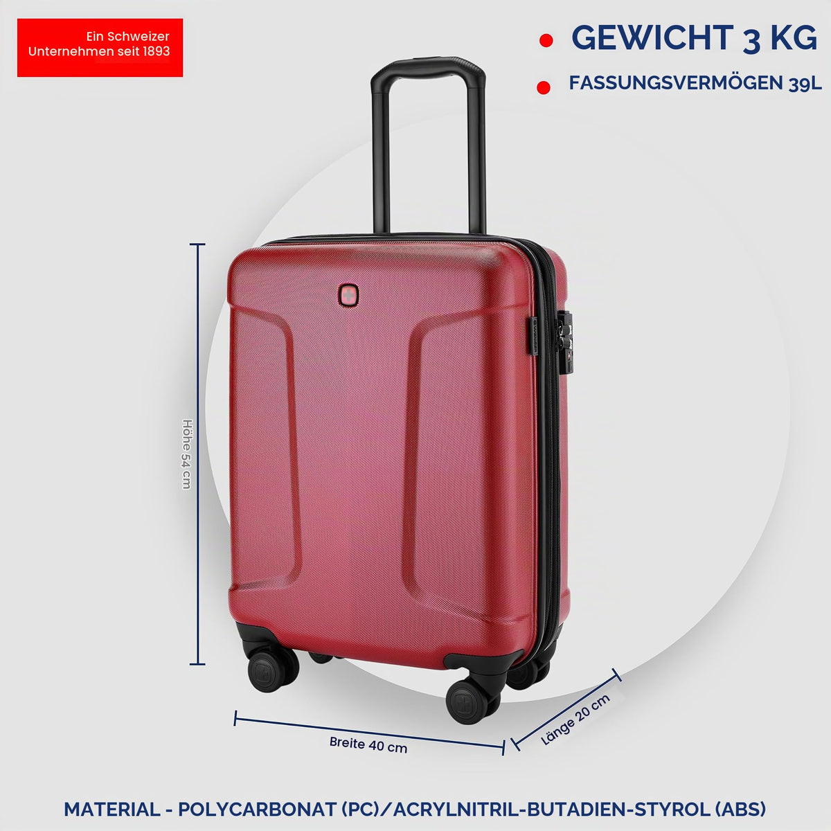 Wenger Legacy Large Expandable Hardside Suitcase | Beyond Carry