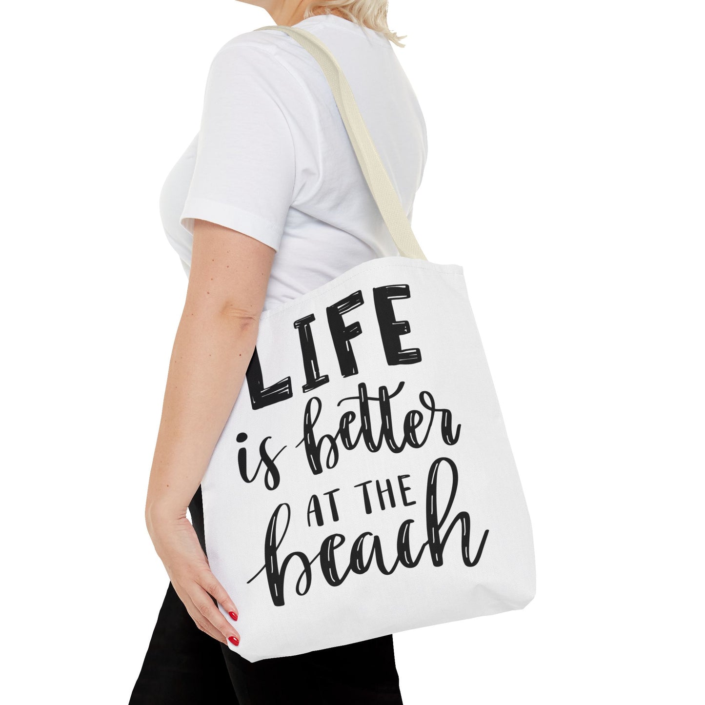 Beach Life Tote Bag - Perfect for Summer, Vacation & Everyday Use