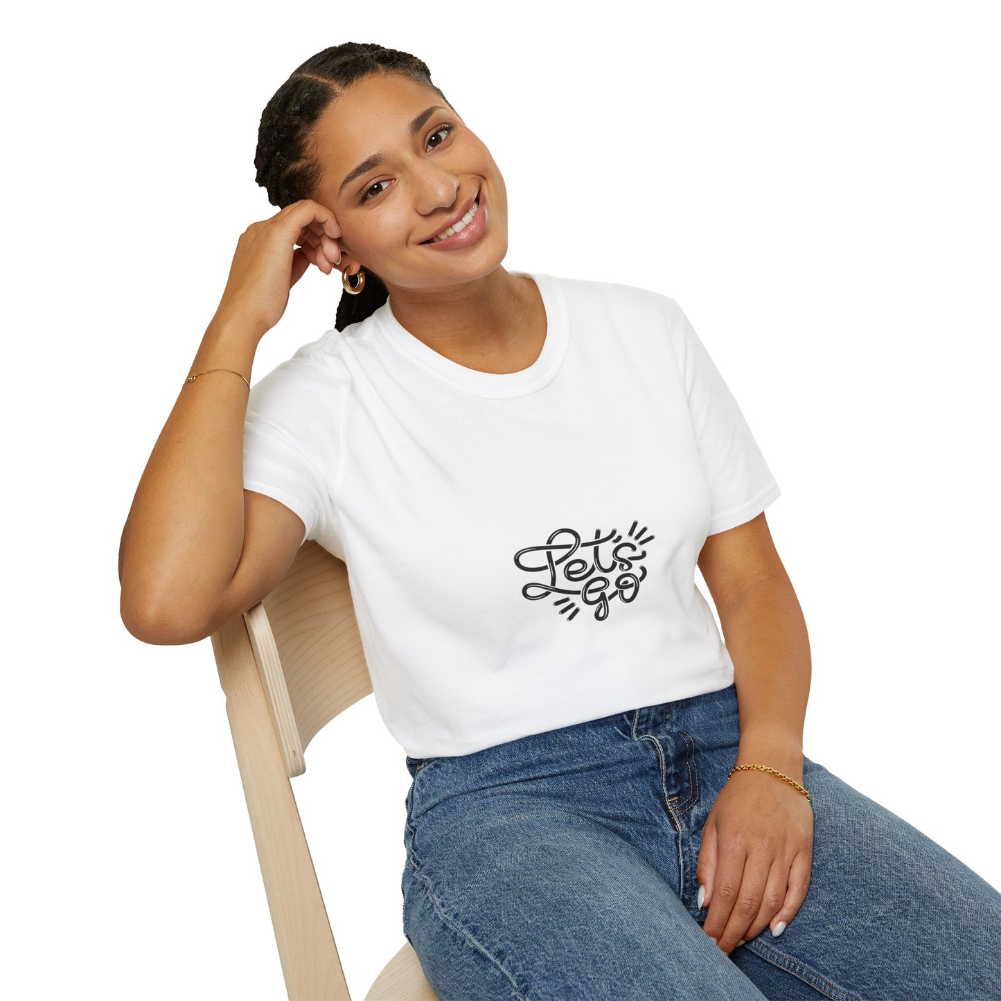 "Let's Go" - Unisex Softstyle Motivational Tee