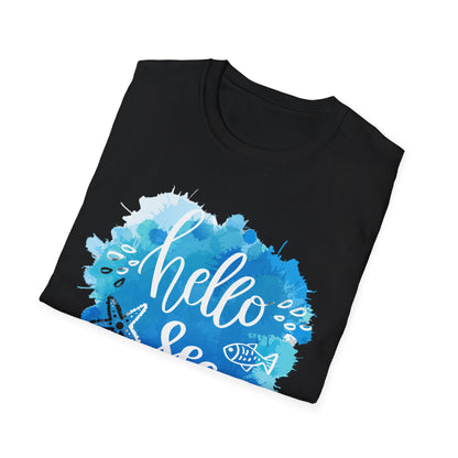 Hear the Ocean's Call: "Hello Sea" Tee