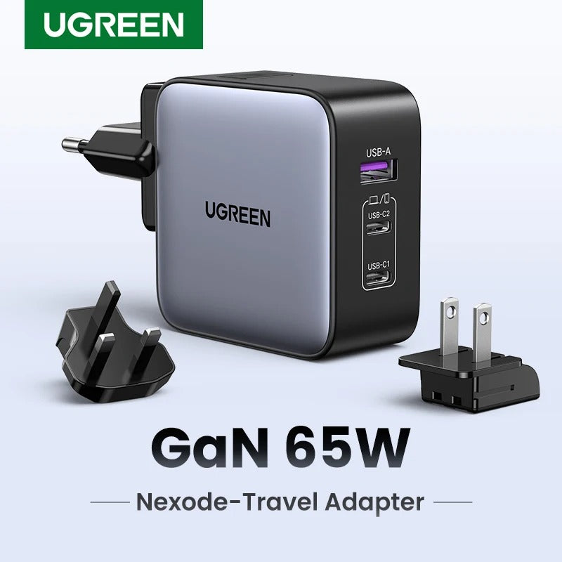 UGREEN GaN 65W Universal Travel Adapter